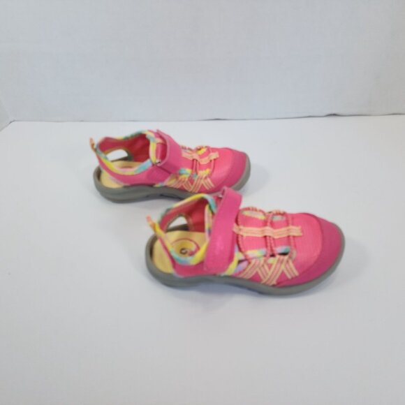 ❤️2/$15 Oshkosh Pink Girl Child Toddler Sandal Size 9 - Picture 4 of 8